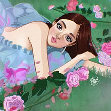Jennie, álbum Solo. Un proyecto de Dibujo digital, Diseño digital, Diseño gráfico, Ilustración tradicional e Ilustración digital de Airin Vacnar - 29.03.2021