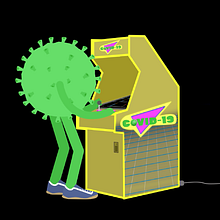 Covid-19 Arcade. Un projet de Motion design de Sandra Elías N. - 05.05.2020