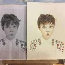 Mi Proyecto del curso: Retrato a partir de una foto. Watercolor Painting project by Susana Pradillo - 03.29.2021
