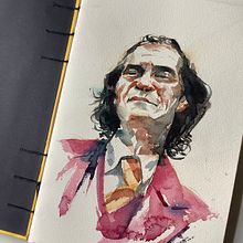 Meu projeto do curso: Caderno de retratos em aquarela. Projekt z dziedziny Portret i Malowanie akwarelą użytkownika Daniel Aubert de Araujo Barros - 29.03.2021