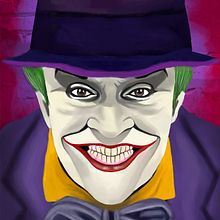 Joker . Poster Design, Traditional illustration, and Digital Painting project by Darwin Martínez - 03.29.2021