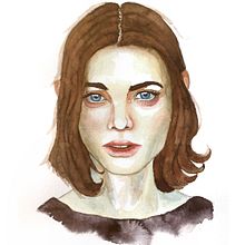 Retrato em aquarela a partir de uma fotografia. Watercolor Painting project by Laura Laudares - 03.27.2021