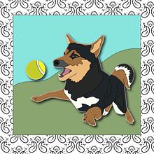 Colorful Flowers. Ilustração digital projeto de leslie_gordon - 30.03.2021