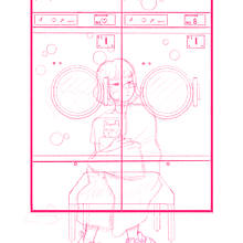 Nana does the laundry. Un progetto di Disegno digitale di Akemi Gonzalez - 30.03.2021