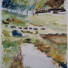 Mi Proyecto del curso:  Paisajes naturales en acuarela. Fine Arts project by Carlos Gutiérrez - 04.02.2021