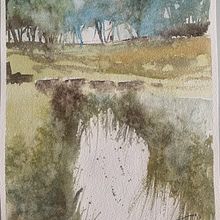 Mi Proyecto del curso:  Paisajes naturales en acuarela. Un progetto di Belle arti, Pittura e Pittura ad acquerello di dsimon1 - 30.03.2021