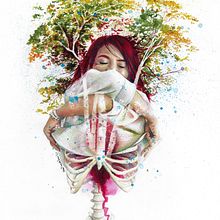 Quaking Aspen Ein Projekt aus dem Bereich Bleistiftzeichnung, Traditionelle Illustration, Botanische Illustration und Aquarellmalerei von Mentiradeloro Esther Cuesta - 30.03.2021