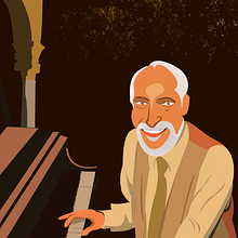 Ruben Gonzalez. Digital Drawing project by Francisco Bonett - 03.30.2021
