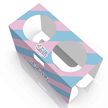 Embalagem Porta Copo Sorvete. Un proyecto de Diseño gráfico de Diego Seberino - 30.03.2021