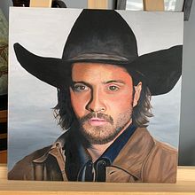 My project in  Realistic Oil Portraiture: Conveying Detail and Expression course. Un progetto di Pittura ad olio di Melanie Knox - 30.03.2021