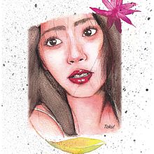 Mi Proyecto del curso: Retrato ilustrado en acuarela. Een project van  Beeldende kunst,  Portrettekening y Aquarelschilderen van Christian Jesus Coaquira Rodriguez - 31.03.2021
