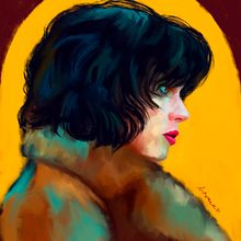 Mi Proyecto del curso: Retratos pictóricos con técnicas digitales. Un projet de Illustration traditionnelle, Illustration numérique , et Peinture numérique de José Moreno - 31.03.2021