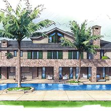 Portfolio. Architecture, Drawing, Artistic Drawing, Interior Design, Traditional illustration, Architectural Illustration, Interior Decoration, Watercolor Painting, Sketchbook, and ArchVIZ project by Eduardo Bajzek - 03.31.2021