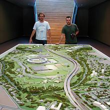  Maqueta Viaducto Parque del Chateau - 1:600 Ein Projekt aus dem Bereich Architektur von Luis Penfold - MQT maquetas - 01.04.2021