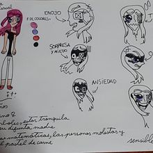 Mi Proyecto del curso: Creación de personajes manga Yarumi. Traditional illustration, Character Design, Comic, and Manga project by Victoria Pereira Ramirez - 03.30.2021