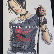 Il mio progetto del corso: Colorazione con pennarelli per disegno manga. Un progetto di Manga di Simone - 01.04.2021