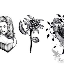 Mi Proyecto del curso: Diseño de tatuajes Blackwork Ein Projekt aus dem Bereich Tattoodesign und Traditionelle Illustration von Mandrágora - 01.04.2021