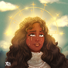 Meu projeto do curso: Retrato digital no Photoshop com um toque de fantasia. Criatividade, Desenho, Desenho digital, Ilustração tradicional, Ilustração digital, Pintura, e Pintura digital projeto de Anna Beatriz - 01.04.2021