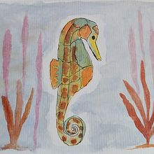 água-viva. Ink Illustration project by Carla Susana Ribeiro - 04.01.2021