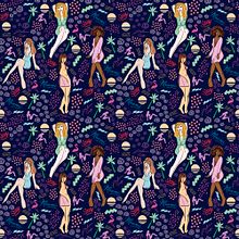 Miami Night. Fashion Design project by Cecilia Escauriza Herrera - 04.01.2021