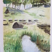 Mi Proyecto del curso:  Paisajes naturales en acuarela. Drawing project by Emilio Romero - 04.02.2021