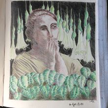 My project in Chiaroscuro Creative Portrait with Pencils course. Artistic Drawing project by emik_wiles - 04.06.2021