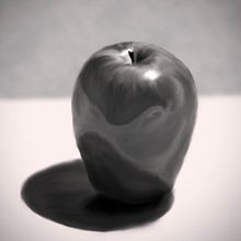 Apple (created with Procreate). Digital Drawing project by Steven Dempsey - 04.02.2021
