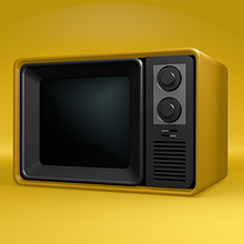 Televisão Retrô 3D. Un progetto di 3D di Adriano Lemos - 14.07.2020