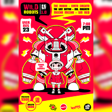 Mi Proyecto del curso: Carteles de rock ilustrados. Un proyecto de Ilustración tradicional, Ilustración digital e Ilustración vectorial de Vao Andrews - 02.04.2021