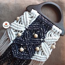 Bolso de macramé con trapillo, estilo marinero. Arts, and Crafts project by Idoia Aguirre Viana - 04.05.2021