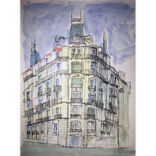 Mi Proyecto del curso: Dibujo arquitectónico con acuarela y tinta. Architecture, Artistic Drawing & Interior Design project by William Murillo - 04.03.2021