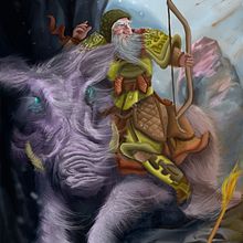 Ilustraciones sobre Mitología Nórdica (proyecto personal). Un progetto di Illustrazione digitale di Melisa Goette - 20.01.2021
