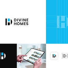 Divine Homes. Un progetto di Br, ing, Br, identit, Web development e Design editoriale di Jorge Muñoz Lozano - 03.03.2020