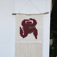 Meu projeto do curso: Intarsia crochê: teça suas tapeçarias. Crochet, and Decoration project by Mari Blessa - 04.03.2021