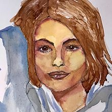 Watercolour painting with edible pigments . Un projet de Aquarelle de Mariapaola Sorrentino - 28.03.2021