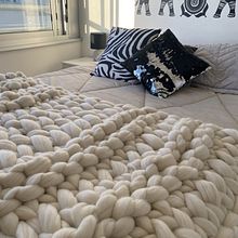 Mi Proyecto del curso: Introducción al arm knitting y teñido de lana Ein Projekt aus dem Bereich Weben von Vero Giménez - 03.04.2021