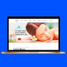 Calia Blum - proyecto WordPress. Un progetto di Web development e Web design di Július Jancso - 03.10.2018