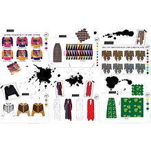 Dibujos Planos de Ropa. Un proyecto de Diseño de moda, Ilustración digital e Ilustración vectorial de Soidée Romero Rodríguez - 04.04.2021