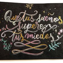 Mi Proyecto del curso: Lettering con acuarelas metálicas. Calligraph, H, Lettering, Lettering, and Watercolor Painting project by Nicole - 04.04.2021