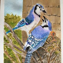 My project in Illustrating Nature: A Creative Exploration course. Un proyecto de Ilustración botánica y Pintura a la acuarela de Pat Allin - 04.04.2021