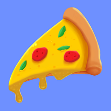 Pizza Slice. Un proyecto de Ilustración digital de Tehuan Melo - 04.04.2021