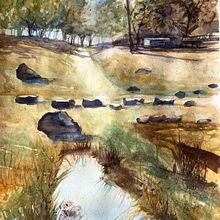 My project in  Natural Landscapes in Watercolor course Ein Projekt aus dem Bereich Aquarellmalerei von runutts54 - 05.04.2021