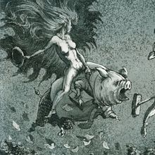 Master and Margarita. Traditional illustration project by Anna E. Lukasik-Fisch - 04.04.2021