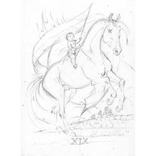 Tarot - the sun. Traditional illustration, Sketchbook, and Sketching project by Anna E. Lukasik-Fisch - 04.04.2021