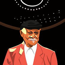 Ibrahim Ferrer. Digital Drawing project by Francisco Bonett - 04.04.2021