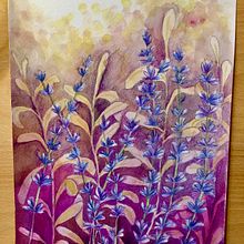 My project in Negative Watercolor Painting for Botanical Illustration course. Watercolor Painting project by Luisa Di Sarno - 04.04.2021