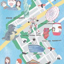 Mi Proyecto del curso: Creación de mapas ilustrados: refleja la esencia de la ciudad. Digital Drawing project by tatele2.0 - 04.05.2021