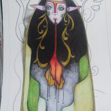 ilustración de alto contraste . % Tanja Tabita Isolde tarafından hazırlanan Güzel sanatlar, Geleneksel illüstras, Ve on projesi - 04.04.2021