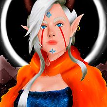 Mi Proyecto del curso: Retratos digitales de fantasía con Photoshop. Traditional illustration project by Matias Ferreira Fredes - 04.05.2021