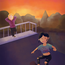 Mi Proyecto del curso: Principios de color para ilustraciones emotivas. Traditional illustration project by Fátima Fernández de Lara - 04.05.2021
